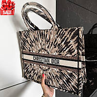 Сумка женская Christian Dior Large Book Tote Диор cумка женская текстильная плечевая высокое качество