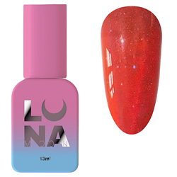 Акрил-гель LUNA Light Acrygel No44, 13 мл (жовтогарячий зі світловідбивними блискітками та стелею)