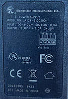 Блок живлення Elementech International A124-3 12V - 2A 24W (A124-3120200N) Вживаний, фото 4