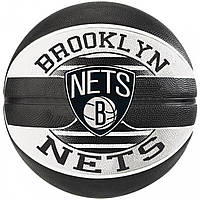 М'яч баскетбольний Spalding NBA Team Brooklyn Nets Size 7 Original R_1795