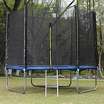 Батут для дому Rippey ZUMA 244 см 8FT Black/Blue N, фото 3
