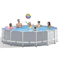 Каркасний басейн Intex 26700 Prism Frame Pool 305 x 76 см Grey N, фото 4