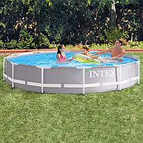 Басейн каркасний Intex 26710 Prism Frame Pool 366 x 76 см Grey N, фото 4