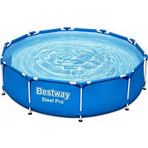 Каркасний басейн Bestway 56679 Steel Pro Round Pool 305 x 76 см Blue N, фото 5