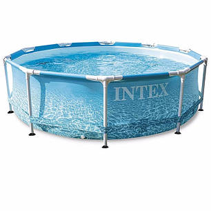Басейн каркасний Intex 28206 Metal Frame Pool 305 x 76 см Marine print N, фото 1