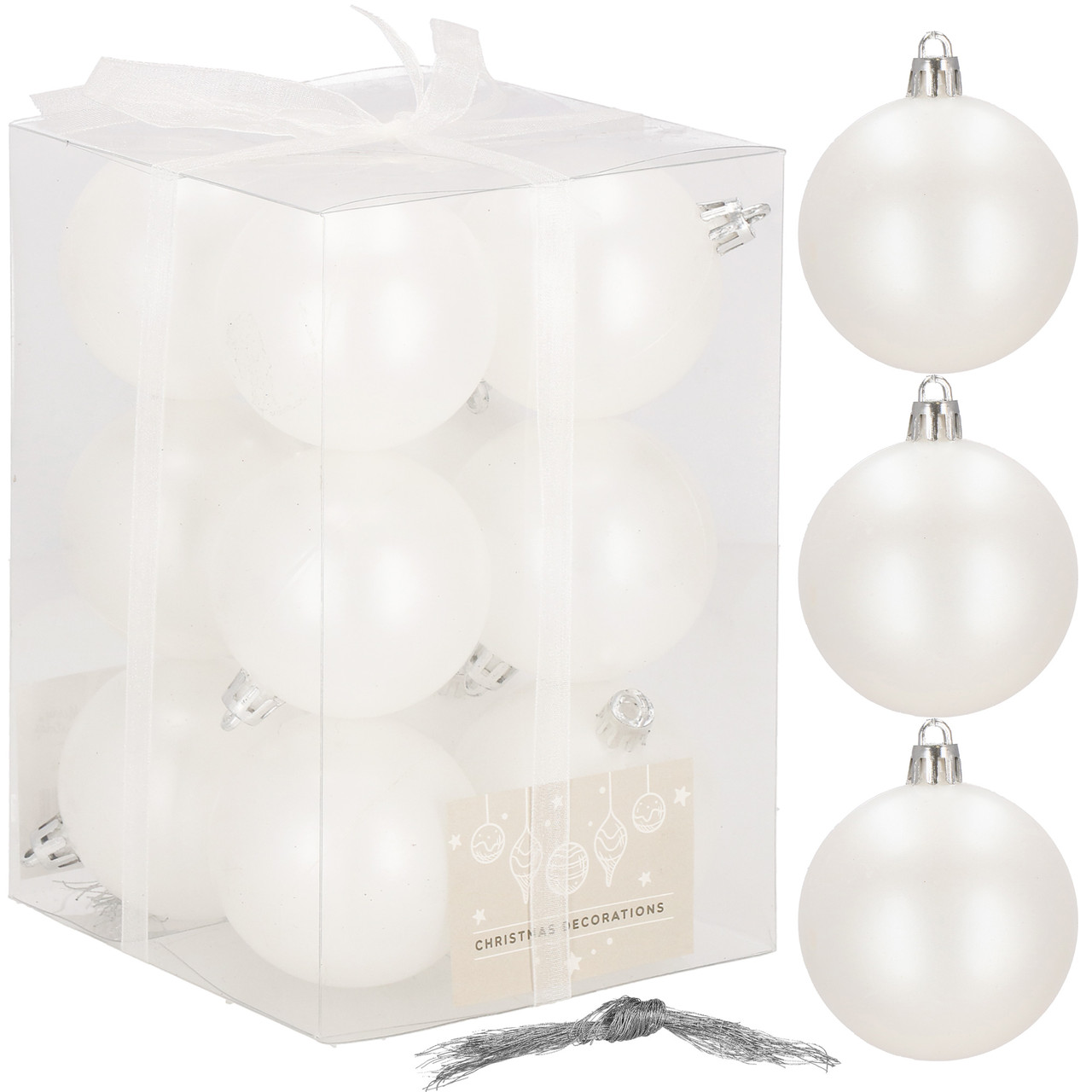 Набір ялинкових куль 12 шт Springos d=6 см CA0846 ялинкові іграшки R_1899