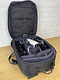 Сумка для дрона 45×30×17см. Рюкзак для квадрокоптера DJI mavic 2 і 3. Чорний, фото 4