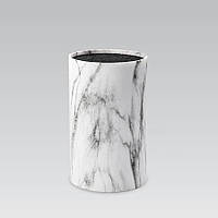 Підставка для ножів Maestro MR-1439-WHITE універсальна настільна з щітковим наповнювачем біла