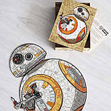 Середній Фігурний Дерев'яний Пазл BB-8 L, фото 8