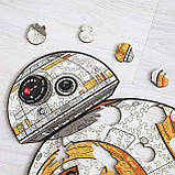 Середній Фігурний Дерев'яний Пазл BB-8 L, фото 10