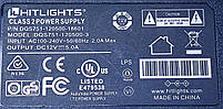 Блок живлення HitLights 12V 5A 60W 5.5 x 2.1mm (DQS751-120500-18601) Вживаний, фото 4