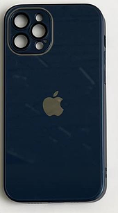 Чохол для iPhone 9D Glass Case Navy Blue