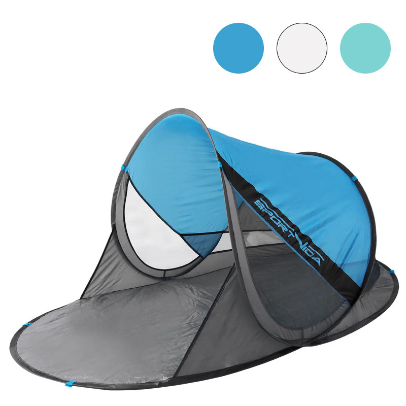 Тент пляжний SportVida Pop Up 190 x 120 см намет саморозкладний R_1739