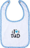 Слинявчик Bubaba by FreeON I LOVE DAD BLUE водонепроникний