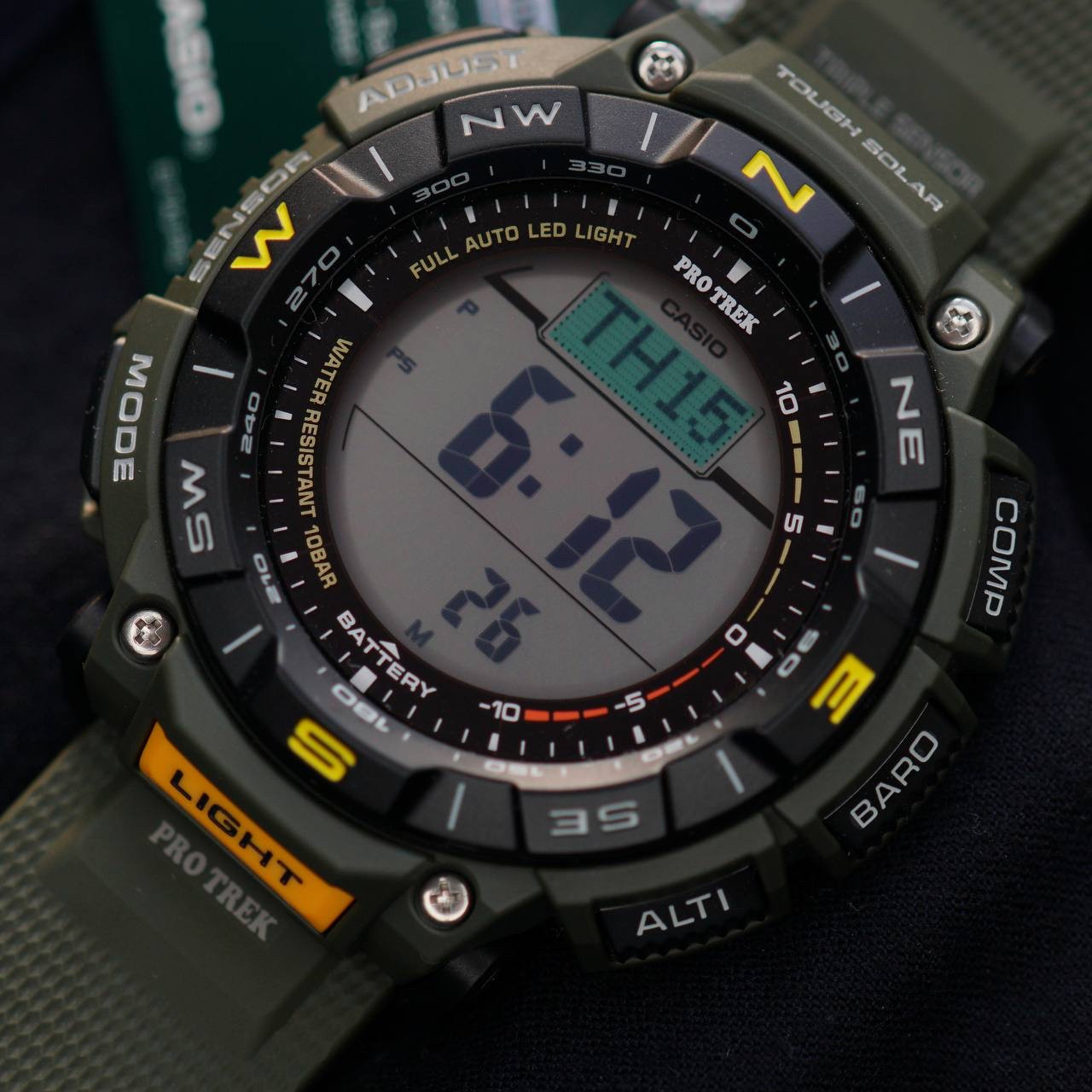 Casio Protrek PRG 340 3ER Triple Sensor Touch Solar COMPAS ID
