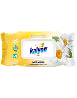 Влажные салфетки Kalyon Chamomile Ромашка 120 шт з клапаном