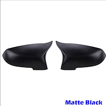 Накладки на дзеркала BMW (БМВ) 5 series F10 F11 F18 (2010-2013) Матт LCI, фото 3