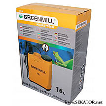 Професійний ранцевий обприскувач з манометром Greenmill / Грінміл GB9160, 16л (Польща), фото 3