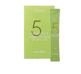 Безсульфатний шампунь із пробіотиками та яблучним оцетом (5 Probiotics Apple Vinegar Shampoo) Masil , 8 мл