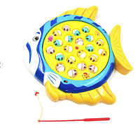 Детская игра рыбалка музыкальная GSG 2565 "Electric Fishing", сине-желтая
