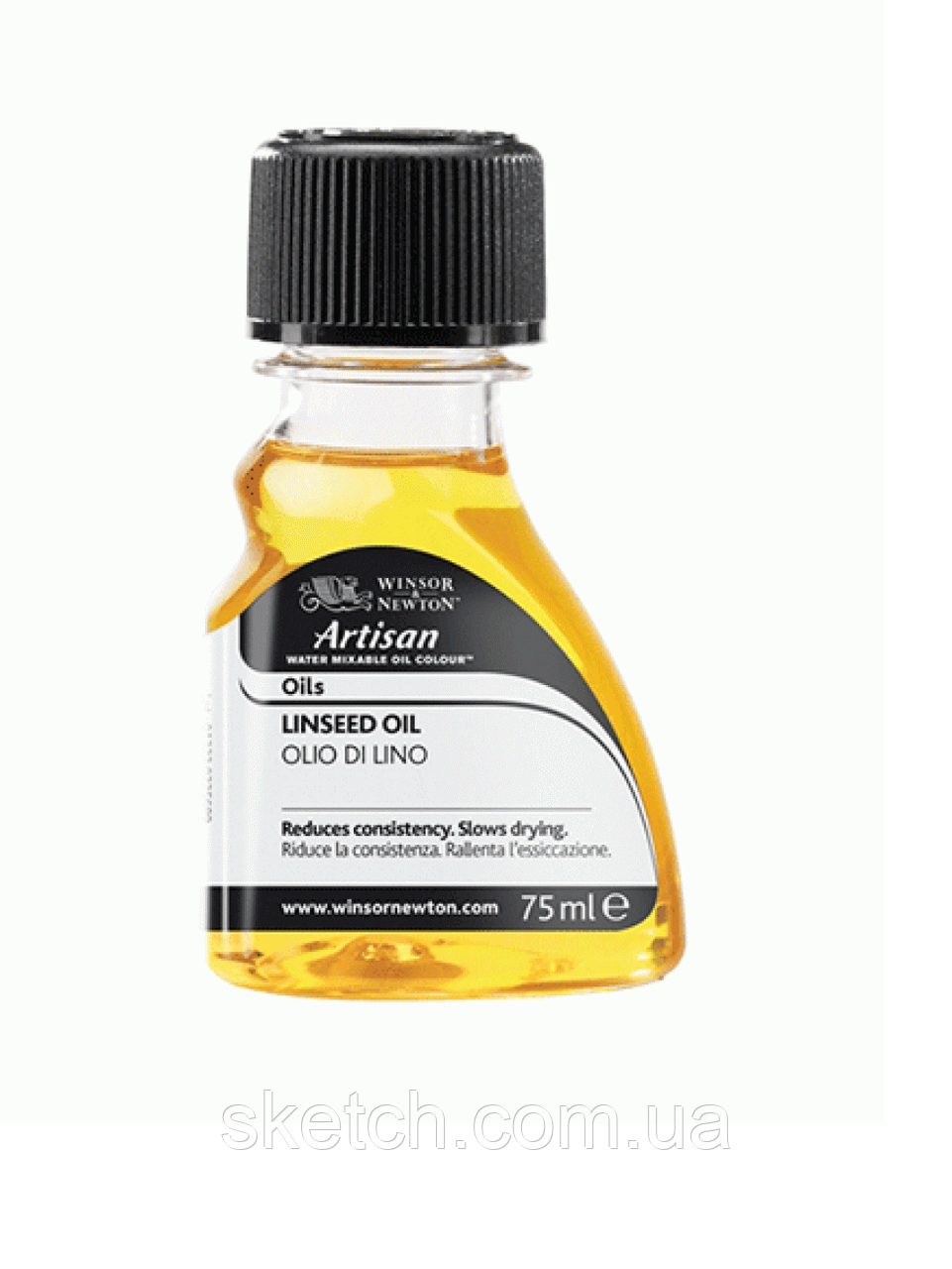 Олія лляна для водорозчинних олійних фарб Winsor&Newton Artisan Linseed Oil, 75мл, фото 1