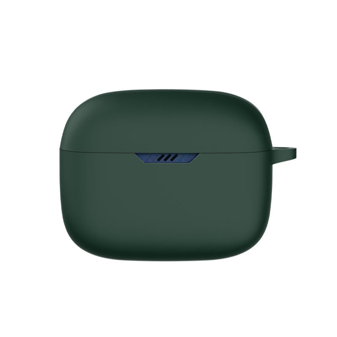 Силіконовий чохол для навушників JBL Tune 235 NC TWS | чохол + карабін | зелений