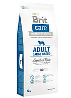 Сухой корм для взрослых собак крупных пород Brit Care Adult Large Breed Lamb & Rice 12 кг