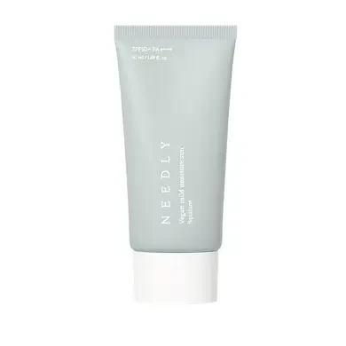 Зволожуючий сонцезахисний крем з рослинним скваланом Needly Vegan Mild Moisture Sun SPF 50+ PA++++, 50 мл