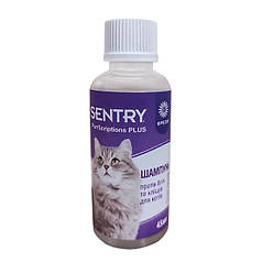 Шампунь від бліх і кліщів для котів Sentry PurrScriptions Plus Spring Freesia Shampoo 45 мл
