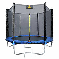 Батут для дому Rippey ZUMA 244 см 8FT Black/Blue (SHiz14475)