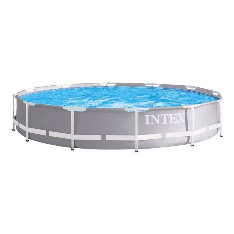 Басейн каркасний Intex 26710 Prism Frame Pool 366 x 76 см Grey S