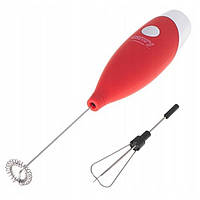 Збивач молока з вінчиком на підставці Camry CR 4501 Red (SHiz14462)