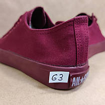 ЗНИЖКА! Конверси Чоловічі 43р БОРДОВІ кеди AIL STAR в стилі Converse all star, фото 4