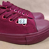 ЗНИЖКА! Конверси Чоловічі 43р БОРДОВІ кеди AIL STAR в стилі Converse all star, фото 5