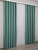 Комплект штор (2шт. 1,5х2,9м.) блекаут, колекція "Midnight". Колір бірюзовий. Код 1229ш 33-0057, фото 5