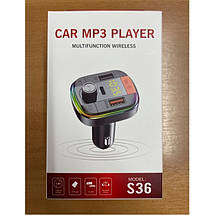 Car MP3 Player FM-модулятор в авто S36 Bluetooth Трансмітер, фото 3