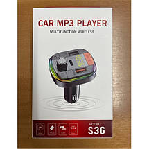 Car MP3 Player FM-модулятор в авто S36 Bluetooth Трансмітер, фото 6