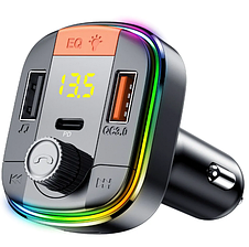 Car MP3 Player FM-модулятор в авто S36 Bluetooth Трансмітер, фото 3
