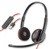 Гарнітура для кол центру навушники провідні Plantronics Blackwire C3220 USB-A (209745-201) ТМ