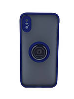 Накладка "Ring Case 3in1" iPhone X/Iphone XS Dark Blue