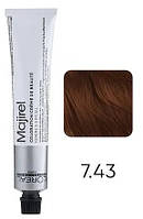 Крем-фарба для волосся L'Oreal Professionnel Majirel 7.43 Блондин мідно-золотистий 50 мл