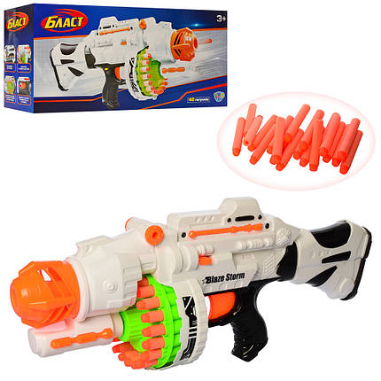 Автомат іграшковий 57см, кулі-присоски 40шт, на батарейках, 80530, фото 1