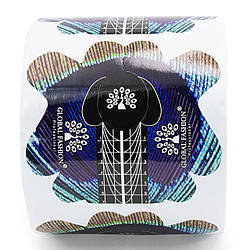 Форми для нігтів Global Fashion, 300 штук, павич