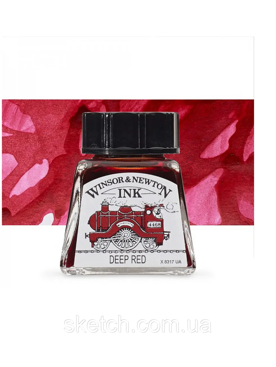 Туш художня Drawing Inks, №227 Deep Red, Winsor&Newton, фото 1