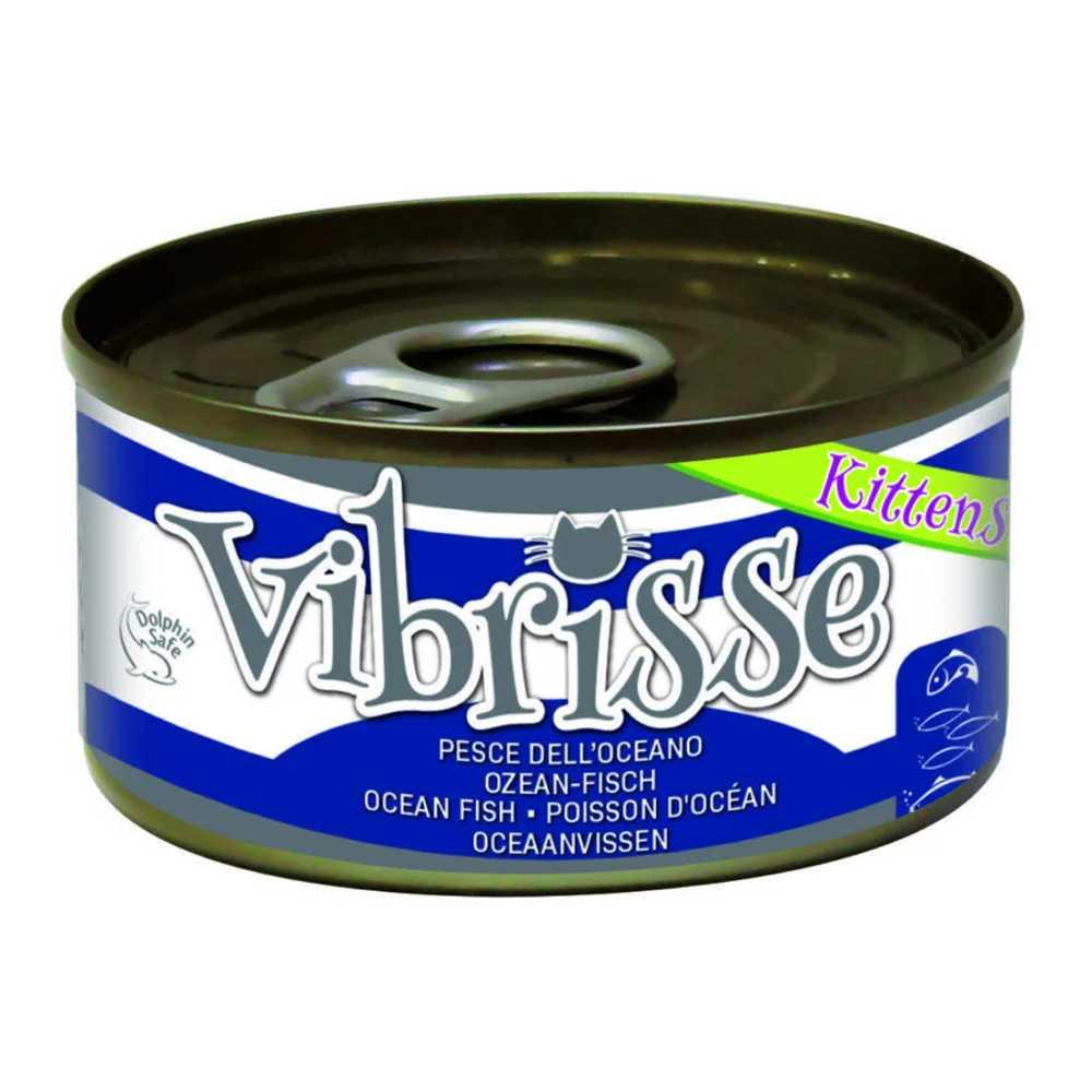 Vibrisse для кошенят з океанічною рибою в соусі натуральні консерви для котів - 70 г