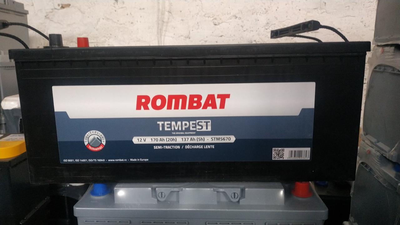 Акумулятор ROMBAT TEMPEST 6СТ-170Ah L, фото 1