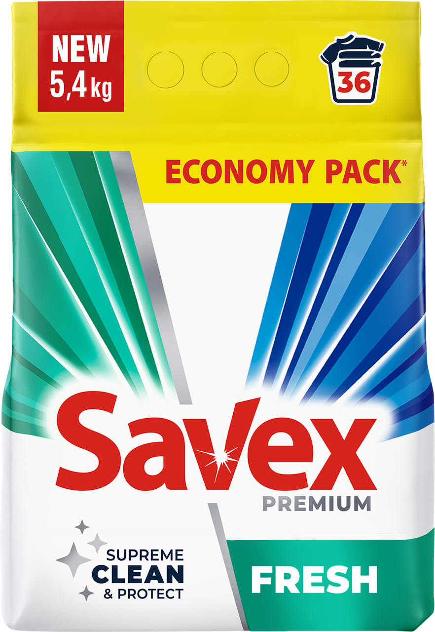Пральний порошок Savex Premium Fresh (5,4кг.)