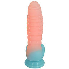 Світний кольоровий фалоїмітатор на присоску Mech, фото 4