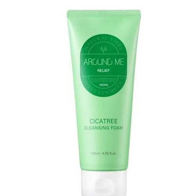 Пінка для вмивання з центелою азійською Welcos Around Me Relief Cicatree Cleansing Foam 120 мл