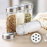 Набір для спецій на обертовій підставці Spice Carousel Спецівниця для приправ з 16 скляними ємностями, фото 8
